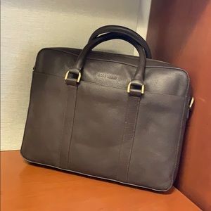 BRAND NEW Cole Haan LEATHER briefcase